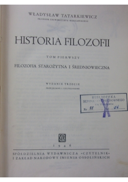 Historia Filozofii, 1946 r.