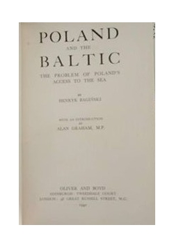 Poland and the Baltic the problem of Poland's access to the sea, 1942 r.