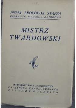 Mistrz Twardowski Wydanie drugie 1931 r