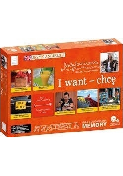 Gra edukacyjna memory I want  chcę   NOWA