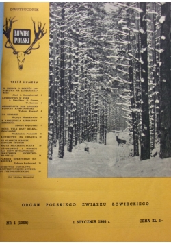 Dwutygodnik Łowiec Polski. Nr 1 do 24