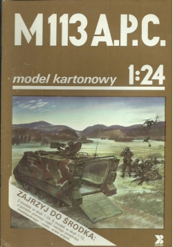 M113 A P C model kartonowy 1:24