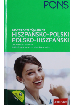 Słownik współczesny hiszpańsko polski polsko hiszpański