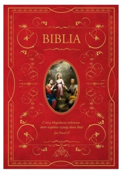 Biblia domowa z obwolutą Święta Rodzina