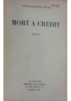 Mort a Credit, 1936 r.