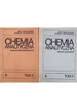 Chemia analityczna Tom II i III