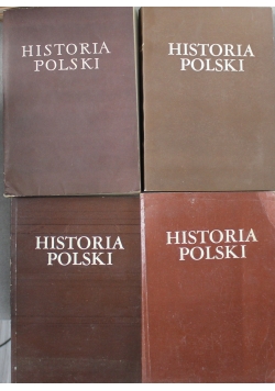 Historia Polski tom IV części od 1 do 4