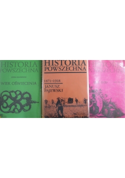 Historia powszechna Tom 1 do 3