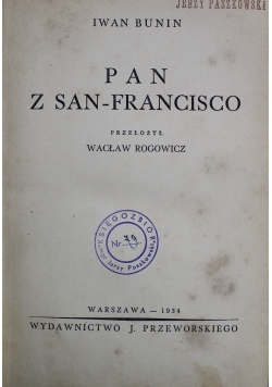 Pan z San Francisco 1934 r