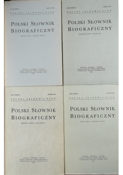 Polski słownik biograficzny,tom XXXIV, zestaw 4 książek