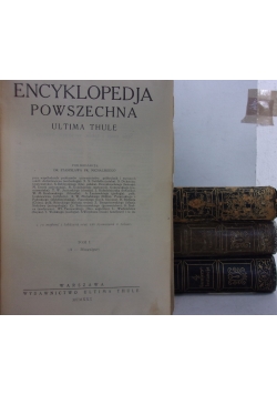 Encyklopedja Powszechna Ultima Thule, Zestaw 4 książek z 1930 r.