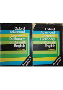 Oxford Advanced Learner's of current English