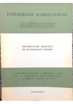 Ephemerides Mariologicae