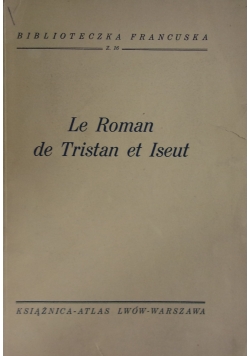 Le Roman de Tristan et Iseut, 1938 r.