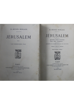Jerusalem 2 tomy ok 1910 r.