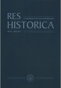 Res Historica Nr 44 Rok 2017