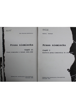 Prasa niemiecka część 1 i 2