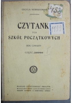 Czytanki dla szkół początkowych Część II 1