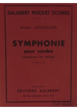 Symphonie pour cordes