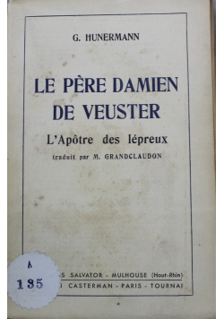 Le Pere Damien De Veuster 1949 r.