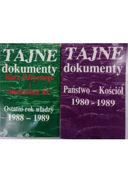 Tajne dokumenty ,Tom I ,II