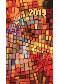 Kalendarz 2019 11T-Soft A6 kieszonkowy mozaika