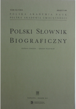 Polski słownik biograficzny,  zeszyt 199