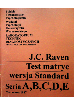 Test matryc wersja Standard seria A B C D E