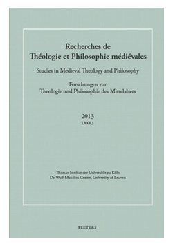 Studies in Medieval Theology and Philosophy