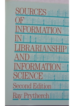 Sources of Information in librarianship