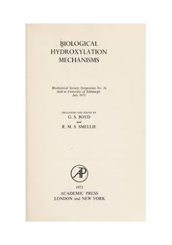 Biological Dihydroxylation Mechanism