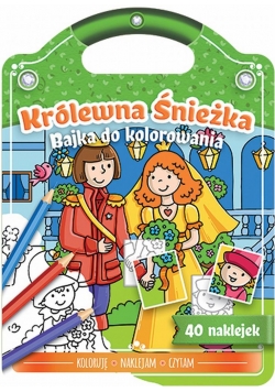 Bajka do kolorowania. Królewna Śnieżka