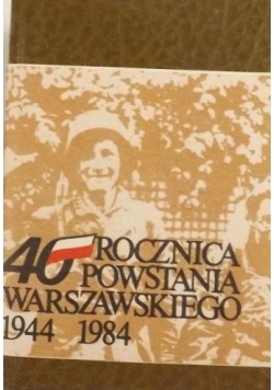 Seria 40 rocznica Powstania Warszawskiego. Zestaw 3 książek