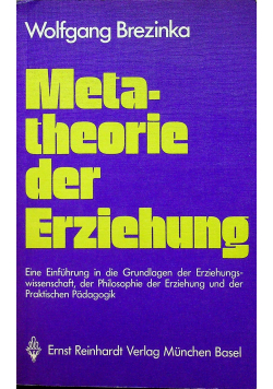 Metatheorie der Erziehung