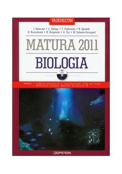 Biologia Vademecum Matura 2011 z płytą CD
