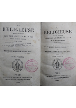 La Religieuse 2 Tomy 1892 r.