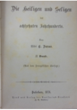 Die Heiligen und Seligen, 1876r.