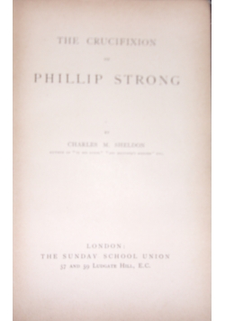The Crucifixion of Phillip Strong, ok. 1898 r.