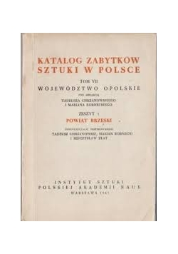 Katalog zabytków sztuki w Polsce tom III zeszyt 3