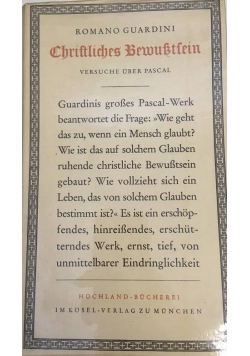 Christliches Bewusstsein, 1950 r.