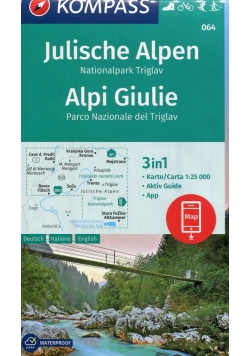 Alpy Julijskie mapa turystyczna