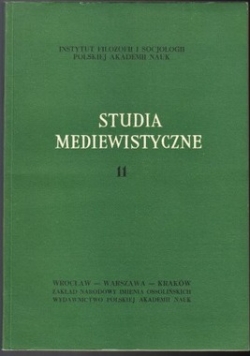 Studia mediewistyczne 11