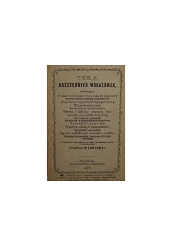 Teka oszczędnych wskazówek, reprint z 1887r.