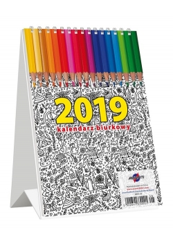 Kalendarz 2019 KBA5 Biurkowy A5 rozgwiazda