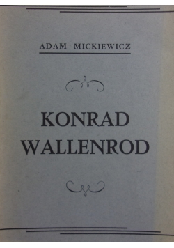 Konrad Wallenrod,1924r.
