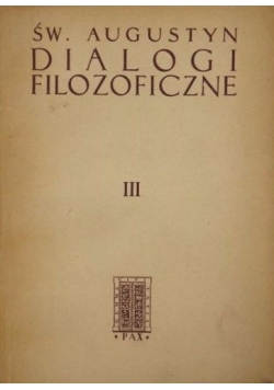 Dialogi filozoficzne Tom III