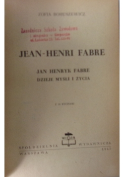 Jean-Henri Fabre, 1947 r.