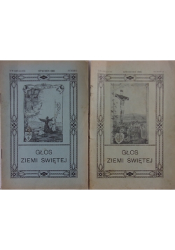 Głos ziemi świętej Nr. 1 i 2 1938 r.