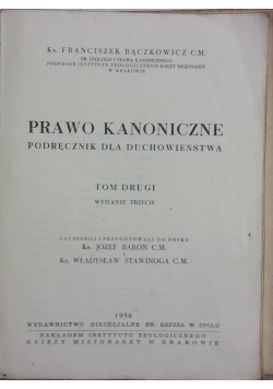 Prawo kanoniczne II