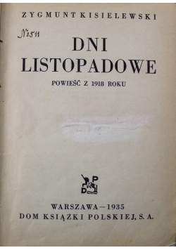 Dni listopadowe 1935 r.
